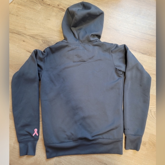 Under armour women's grey breast cancer hoodie size XS - Picture 7 of 7